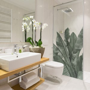 Film Vitre Lait Adhésif 300x122cm – Décor Givré – Salle De Bain, Bureau, Cuisine