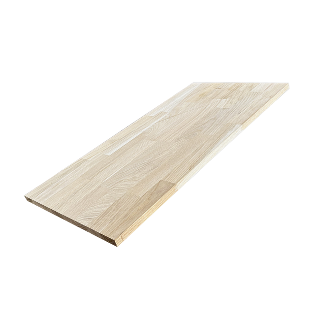 Tablette Chêne Massif Abouté, L.80 cm x l.30 cm, Ep.18 mm