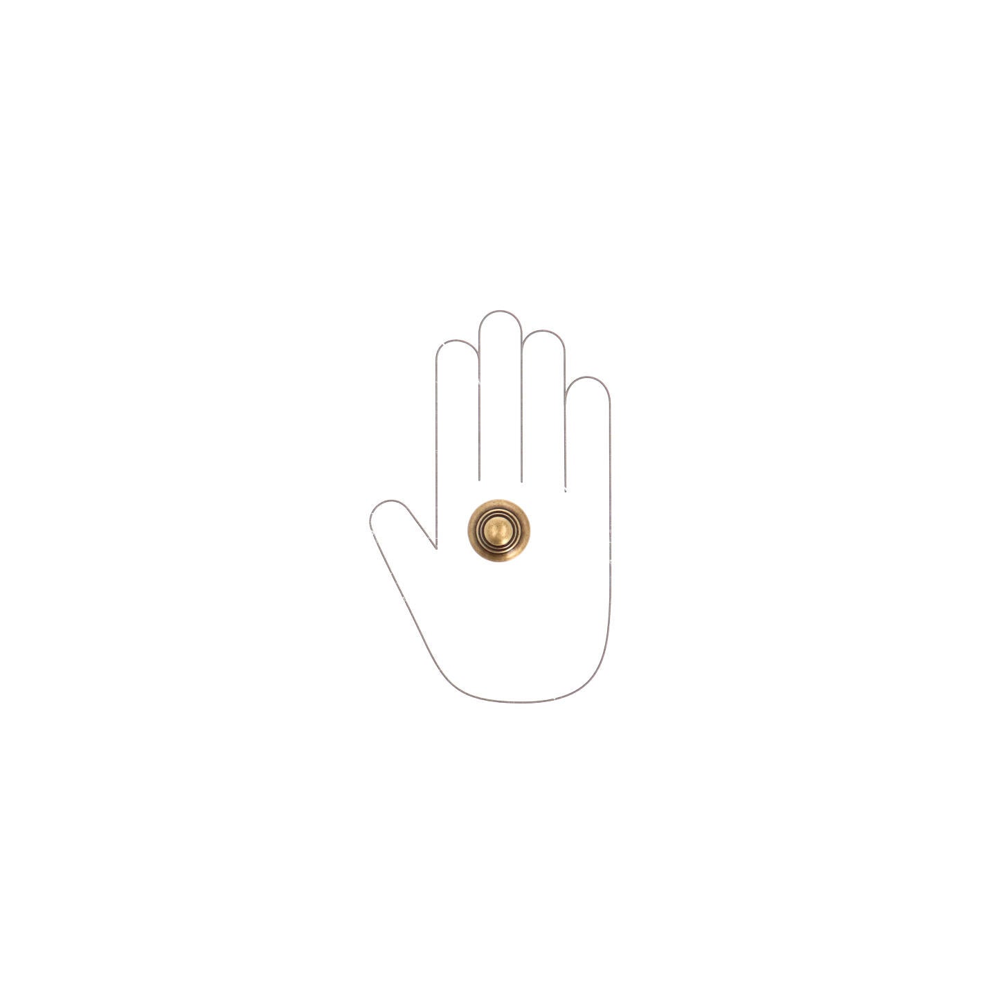 Bouton pour meubles en zamac Diamètre 30mm Florence antique - 4