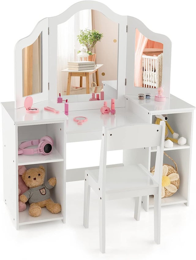 Coiffeuse enfant en bois au meilleur prix | Leroy Merlin