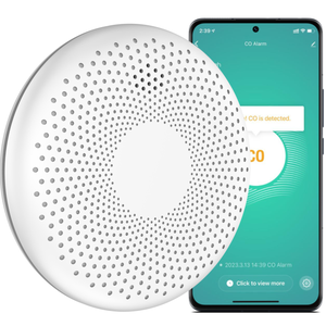 Rilevatore Di Fumo Per Casa Con Batteria Da 10 Anni - Allarme Antincendio 85dB Con Pulsante Test/Silenzio - Certificato EN14604 (1 Pezzo) - 3