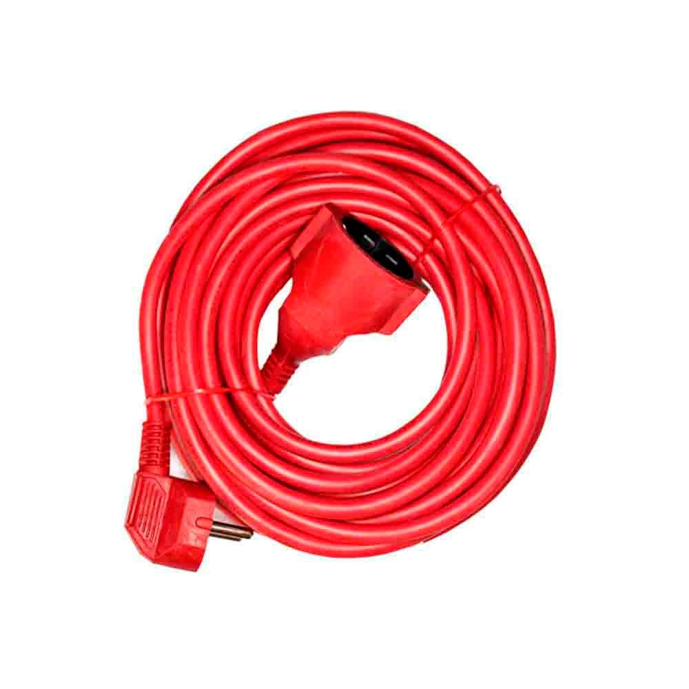 Rallonge électrique t/tl 10mts 3 x 1,5 flexible rouge edm | Leroy Merlin