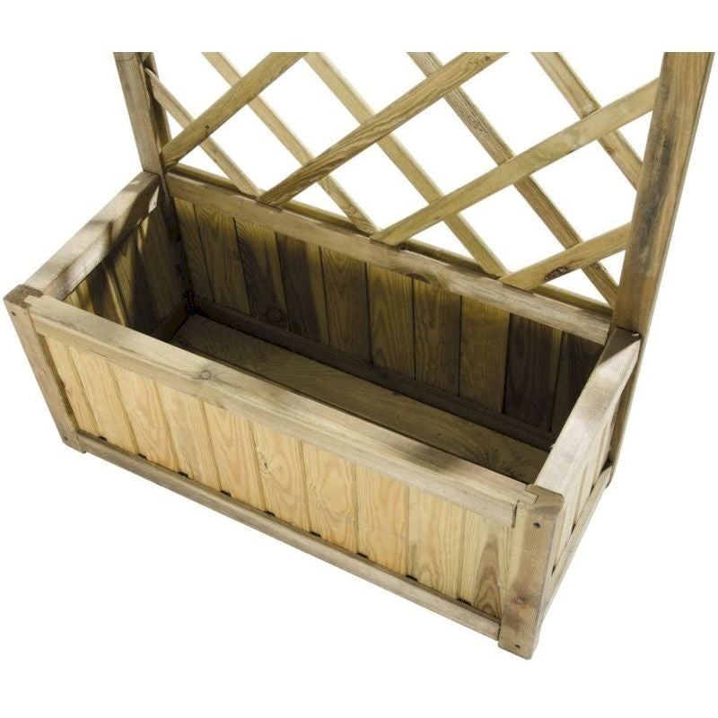 Jardinière en bois 75x25x20-180 cm - 4