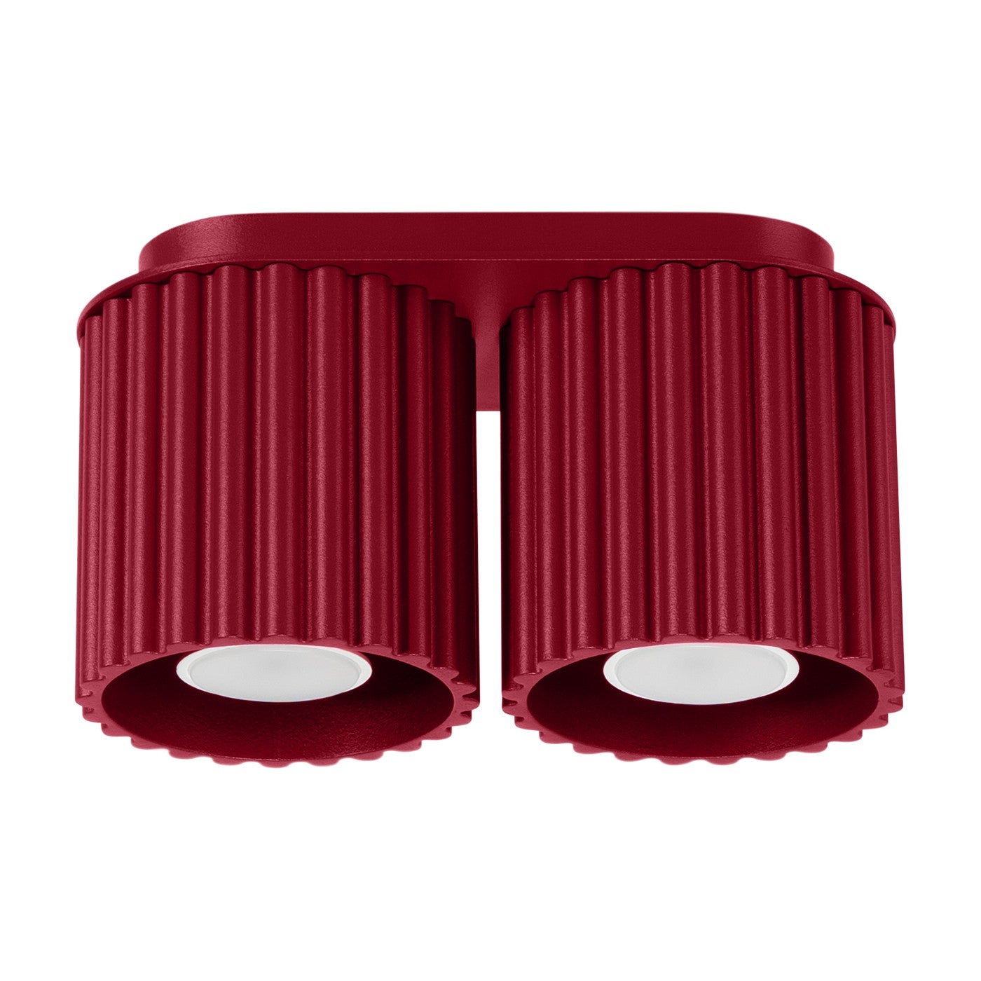 Reflektor sufitowy Spot AURA burgundowy 2xGU10x10W wym: 12 x 21 x 10 cm IP20 Sollux Lighting