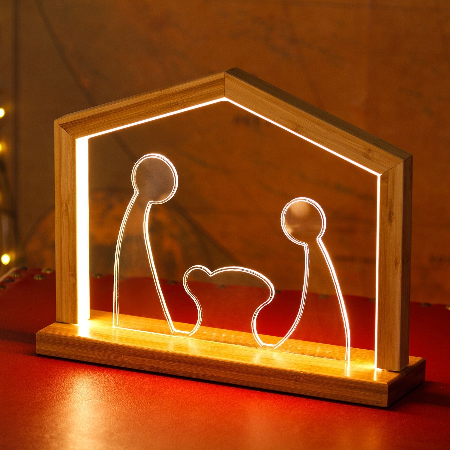 Lampada 3D Hockey Con 16 Colori, Telecomando, Luce Notturna A Effetto Ottico, Ricaricabile USB O A Batterie, Regalo Originale Per Bambini E Adulti