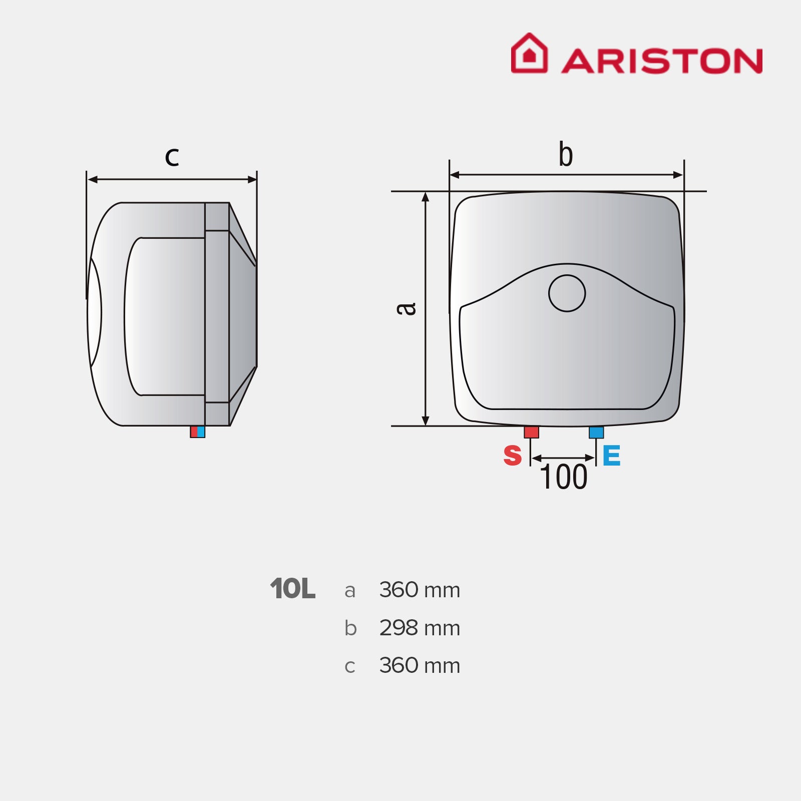 Termoacumulador, Ariston, BLU EVO RS 10 litros - 2