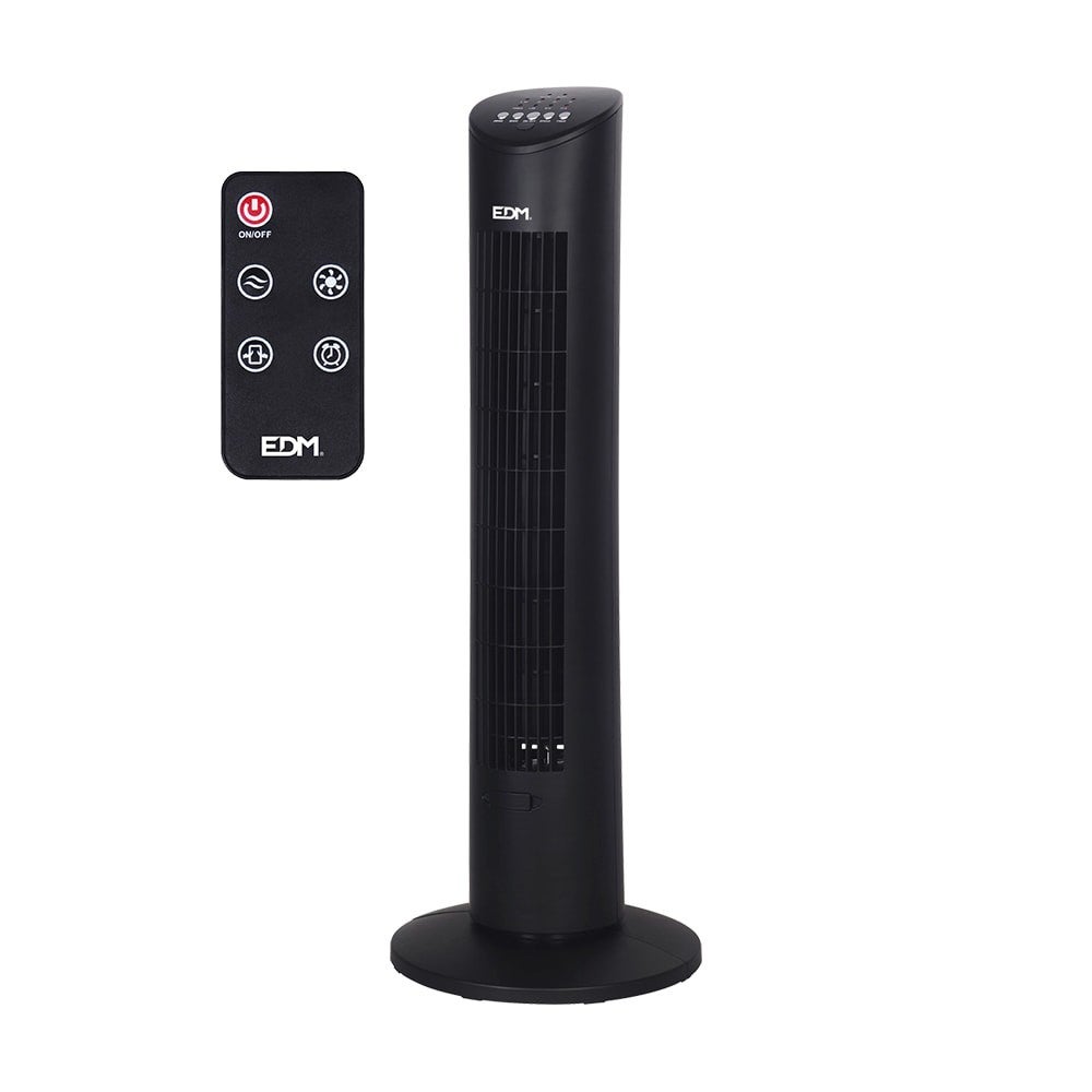 Edm Ventilador De Torre 60W Negro , Leroy Merlin