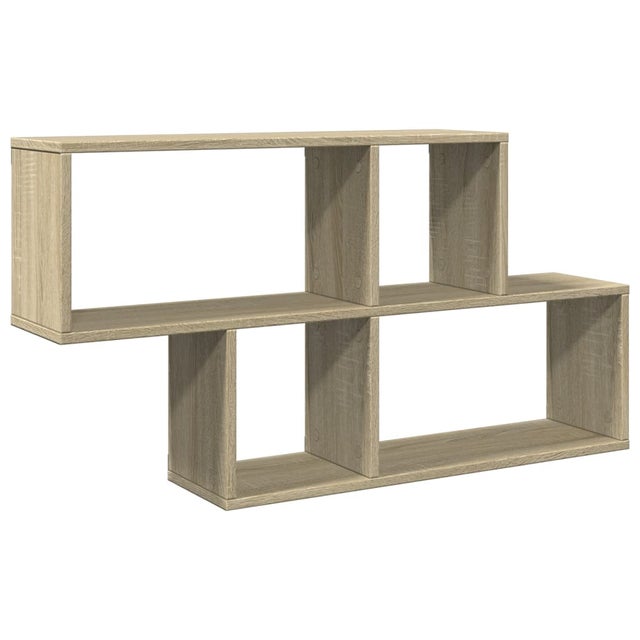Estantería de pared madera ingeniería roble Sonoma 100x20x53 cm - COMFORTXL