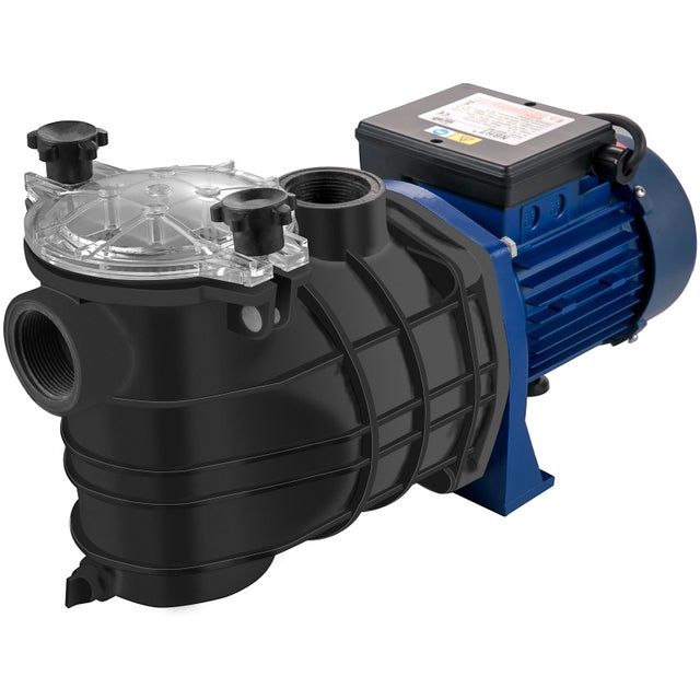 750W Pompe Piscine VEVOR Filtration Circulation Eau Panier Filtre Amovible 15000L/H pour Piscines Spas Sources thermales HCP750