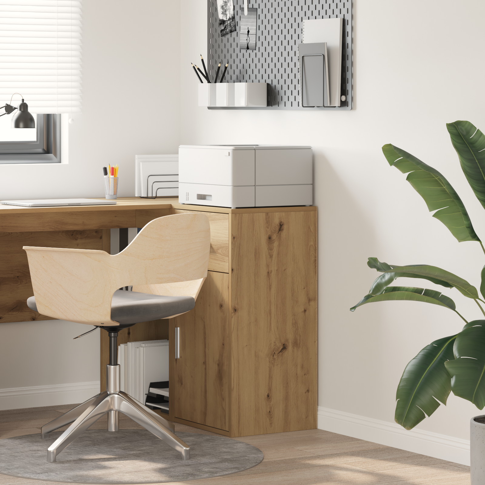 Vidaxl Gabinete De Almacenamiento De Roble Roble Artesanal Madera Elaborada Marrón , Leroy Merlin