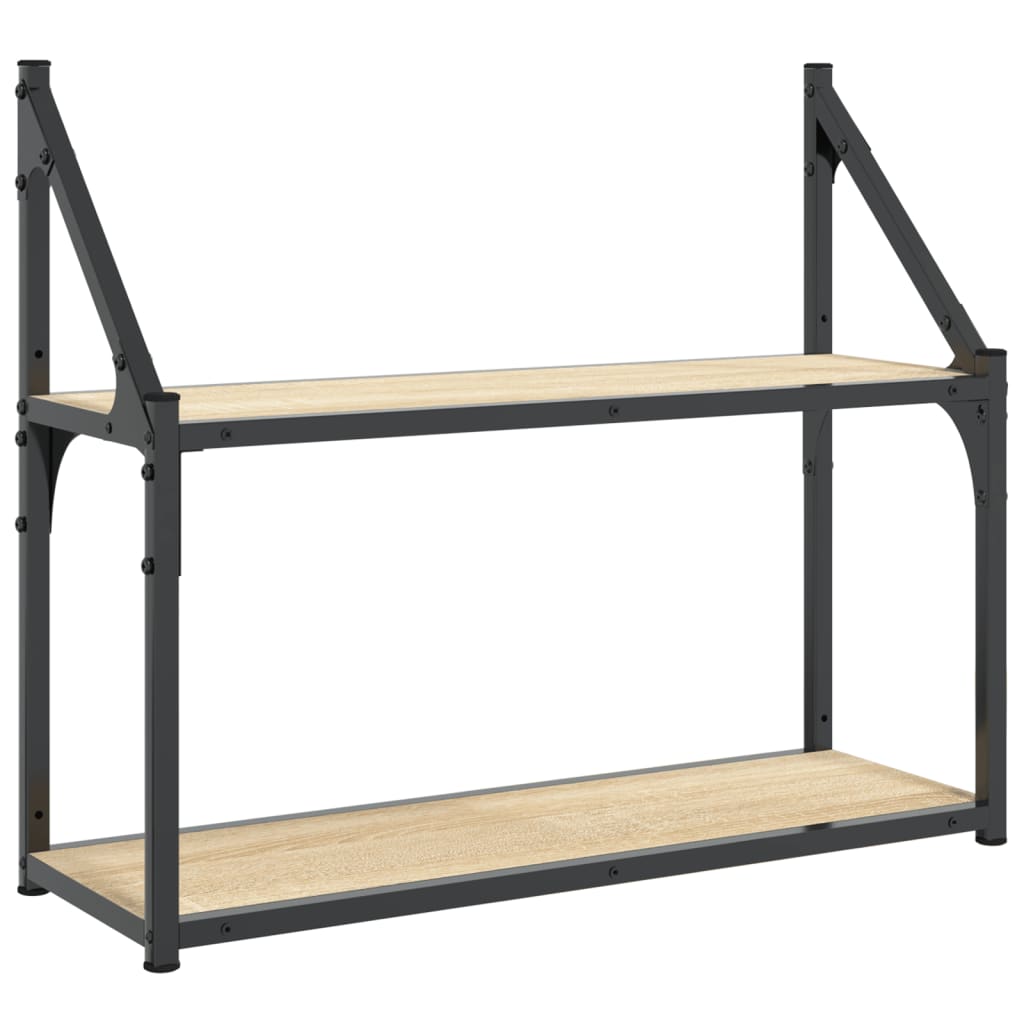 Półka ścienna z drewna laminowanego dąb Sonoma 60x21x51 cm- COMFORTXL
