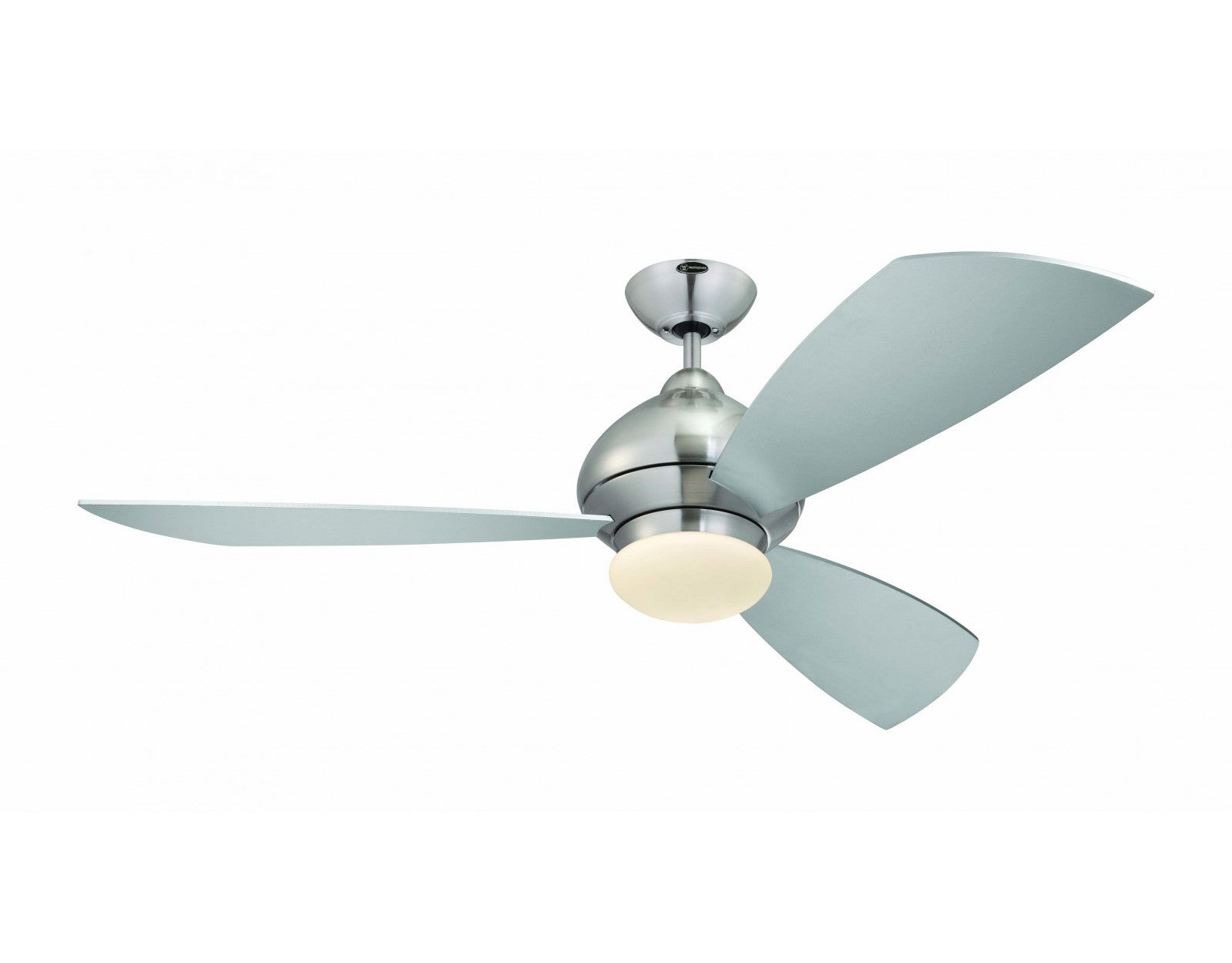 Westinghouse Ventilatore A Soffitto Graham 132cm Nichel Lucido Con LED Dimmerabile E Telecomando