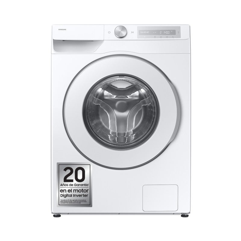 Samsung Blanco Lavadora Ww90dg6u85hh, 9 Kg, Carga Frontal, 1400 Rpm, Eficiencia A - Imagen 3