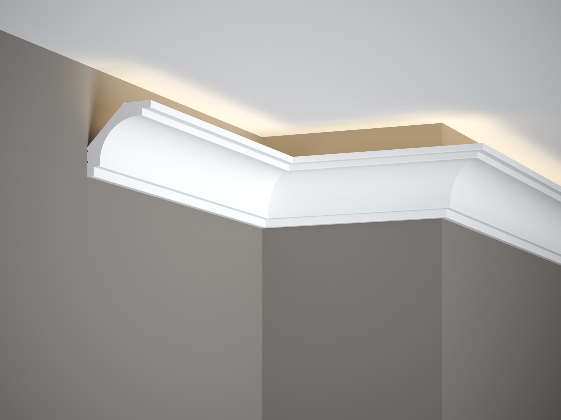 Corniche LED Mstyle 8m Blanc – Pour Plafond Flexible Et Résistant