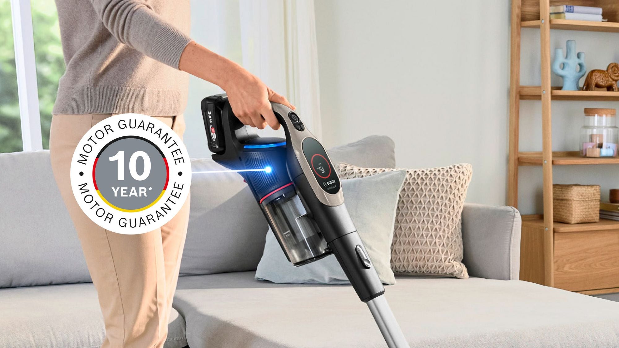 Odkurzacz bezprzewodowy Bosch BCS931GAC czas pracy 60 min filtr HEPA - 8