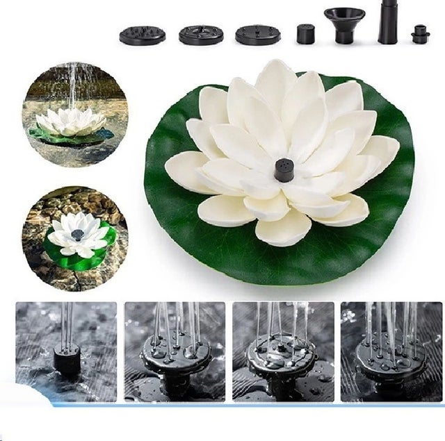 Fontaine De Jardin Outsunny à énergie Solaire Roche En Cascade à 5 Niveaux En Résine Avec