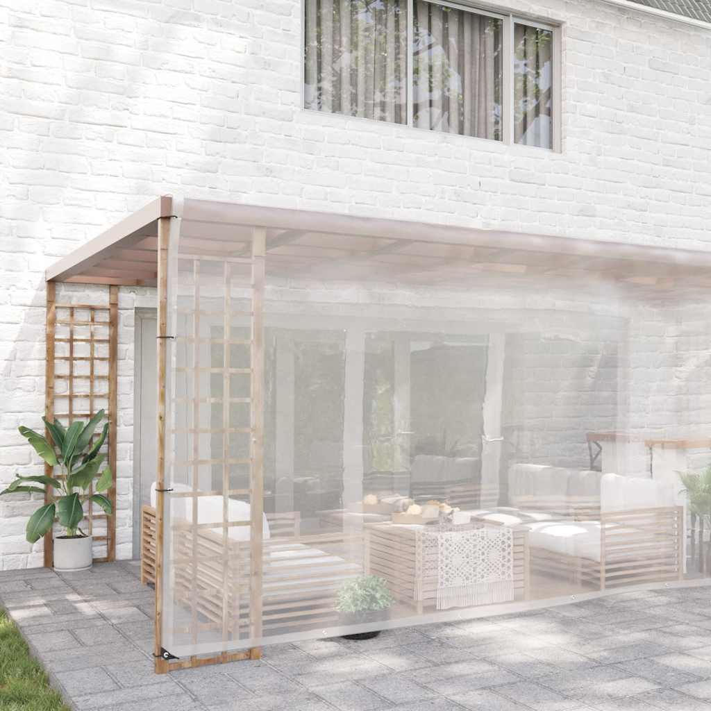 0.8M X 3.4M Bâche Industrielle Bâche Transparente Avec Œillets,Bâche