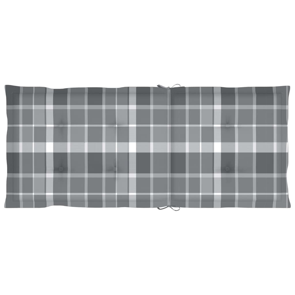 Chaise de jardin avec coussin Maison Exclusive en bois Gris - 8