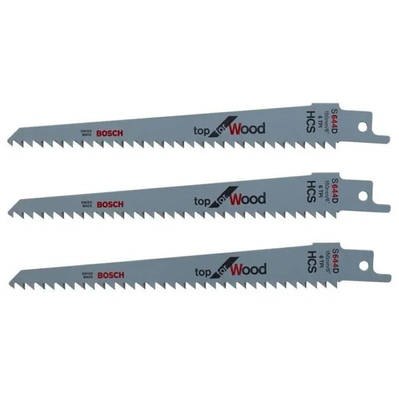 Bosh Accessori per Keo Set 3 Lame (Legno)