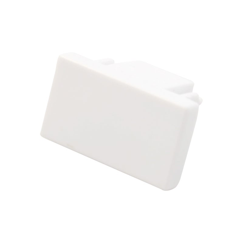 Zakończenie HQ 1-faza 40x21x16mm IP20 do szyny końcówka zaślepka biała MasterLED