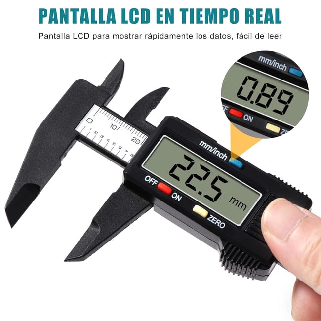 CALIBRO DIGIT. 150X40 ABS CON RULLINO - Foto 4