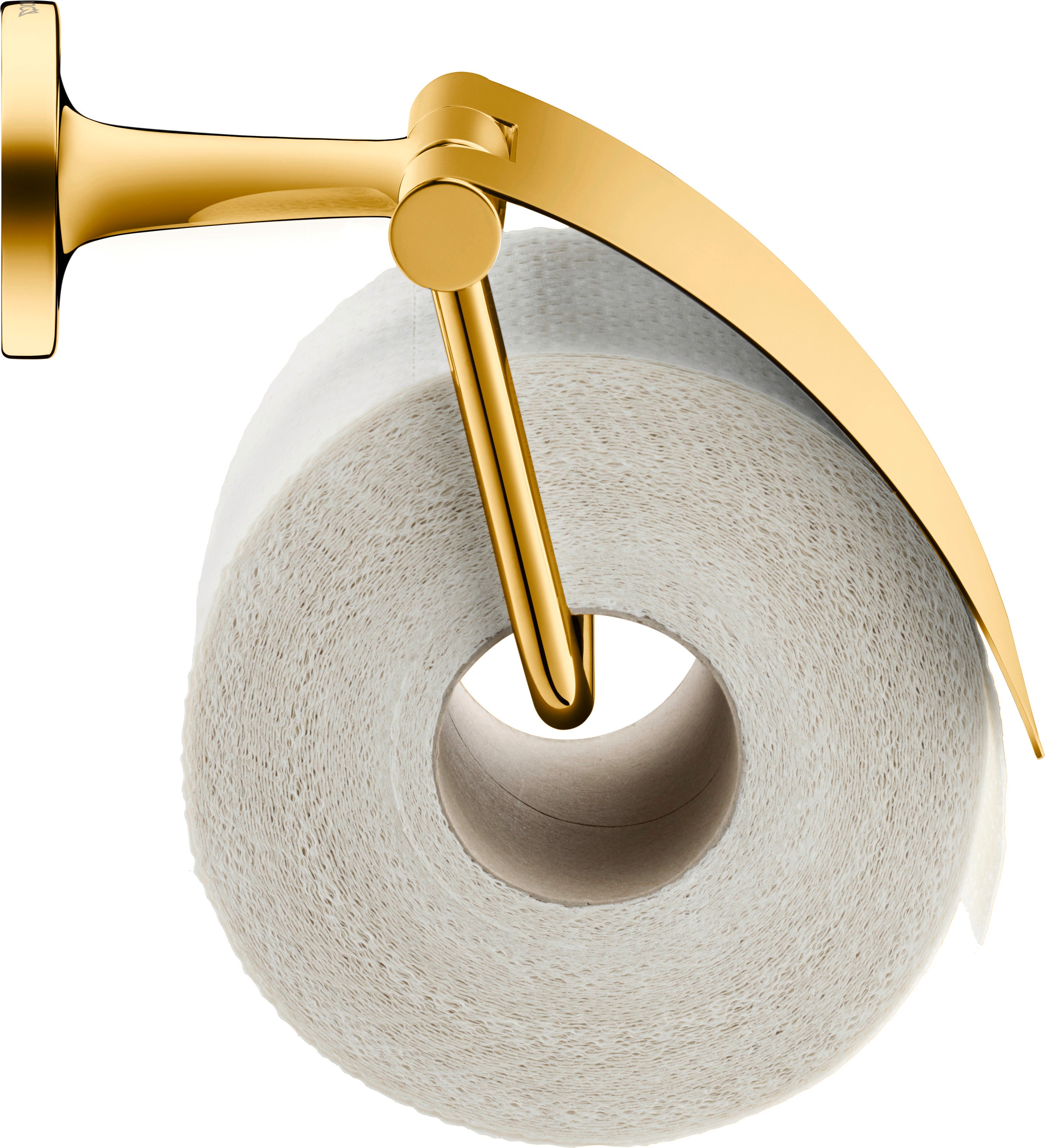 DURAVIT - Portarrollos de papel higiénico + tapa de latón dorado pulido ...