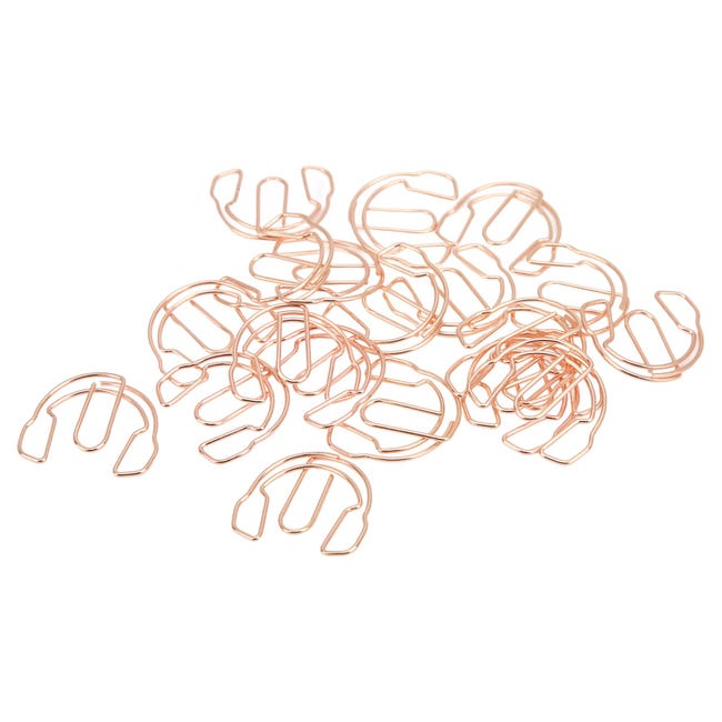 Lot De 48 Pinces à Reliure Métal Noir 25 Mm – Petites Pinces Pliantes Bulldog Pour Dossiers, Papier, École, Bureau, Anti-Rouille