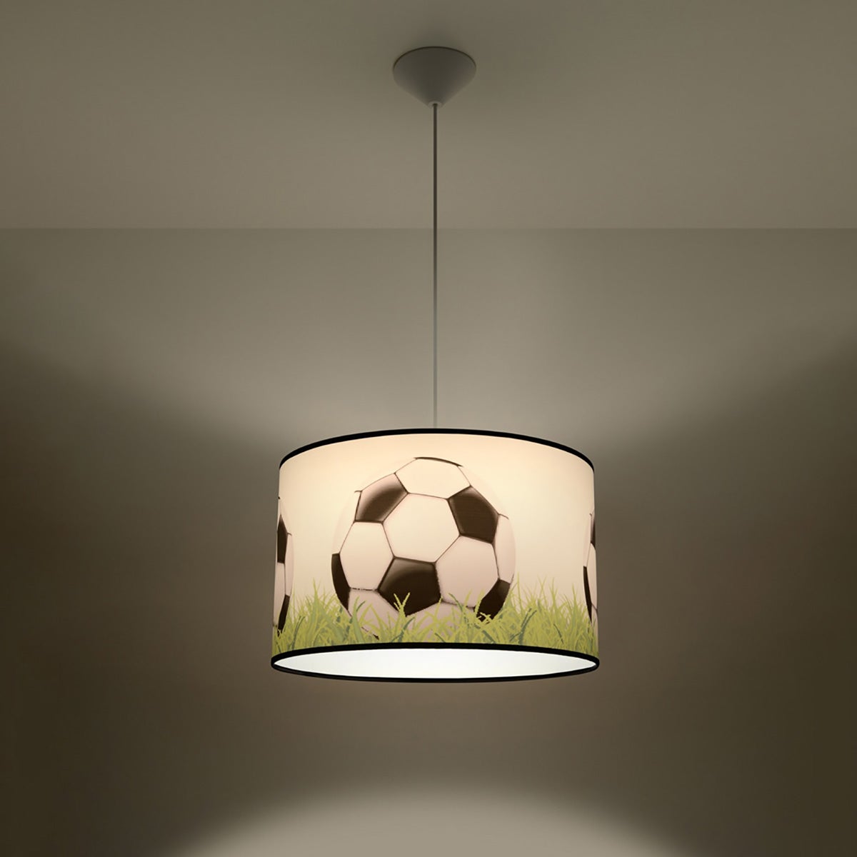 Lampa wisząca CALCIO C 40 LED 3000K - 40x40x82cm Sollux