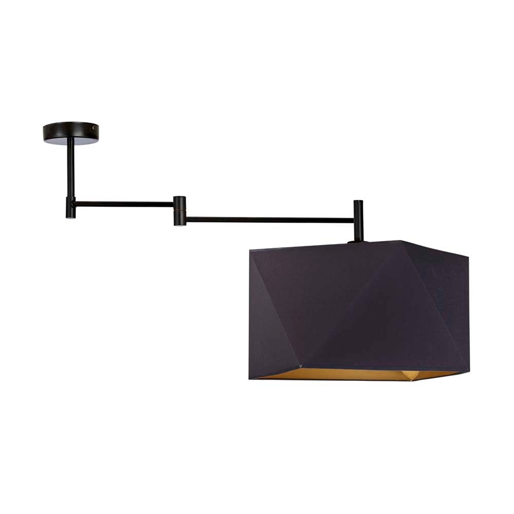 Lampa wisząca przegubowa sufitowa regulowana z abażurem diament SOUL PRZEGUB