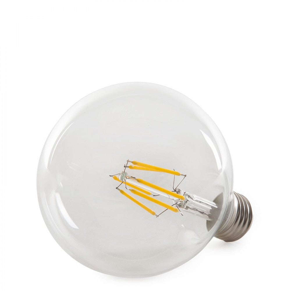 Lampadina LED E27 6W 432Lm 2000ºK Filamento G95 40.000H [HO-LF-G95-E27-6W-WW] - 2