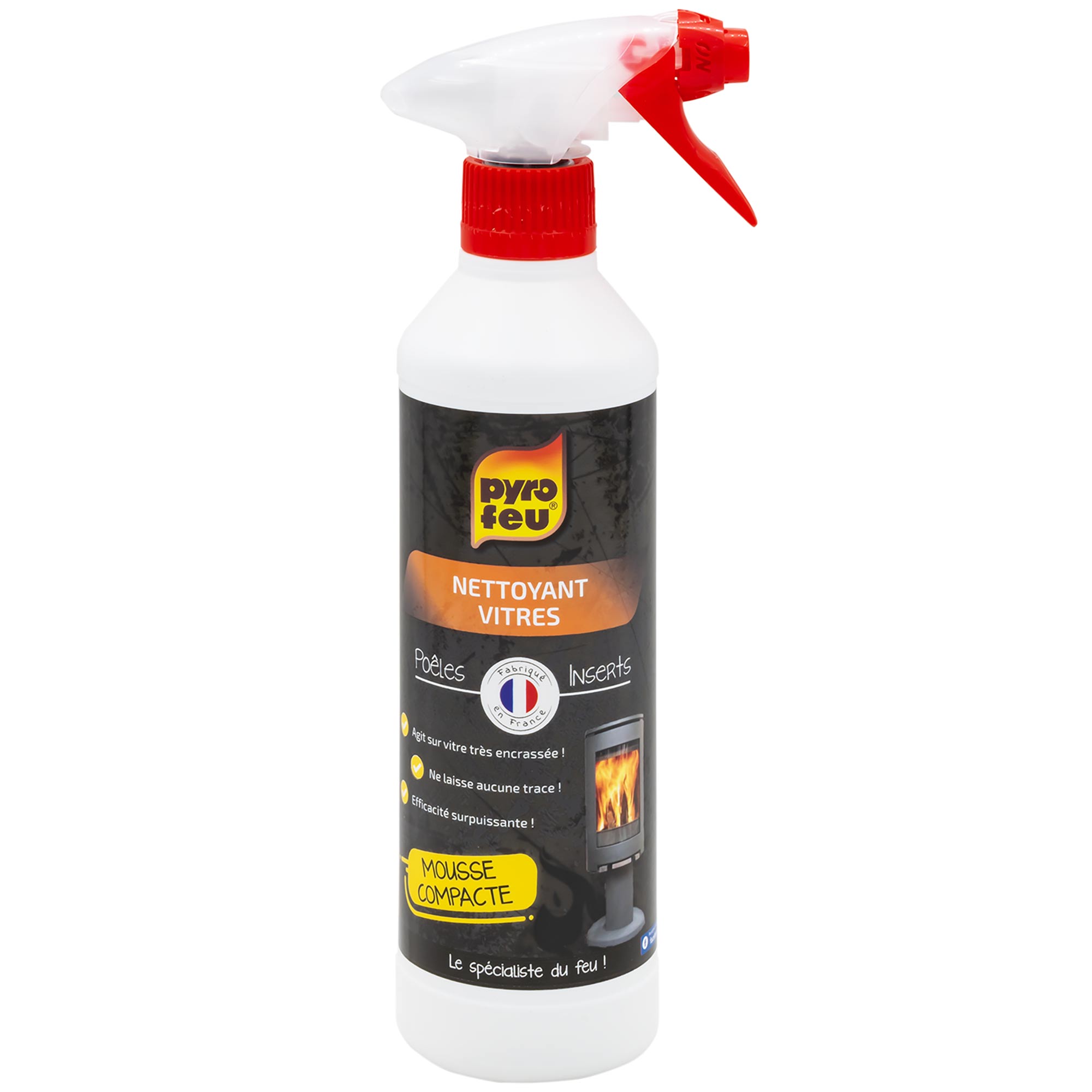 Nettoyant vitres de foyer d'insert et poêle Pyrofeu 500ml Leroy Merlin — free download