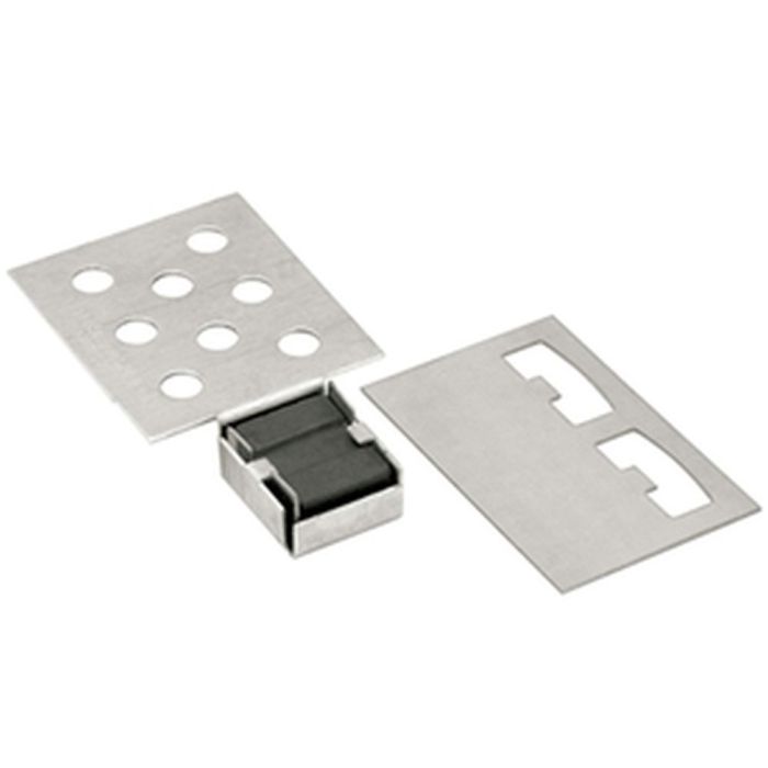 Aimants pour trappe de visite invisible REMA - lot de 4 plaquettes et contre-plaquettes- réf : REMA - SCHLUTER - 2