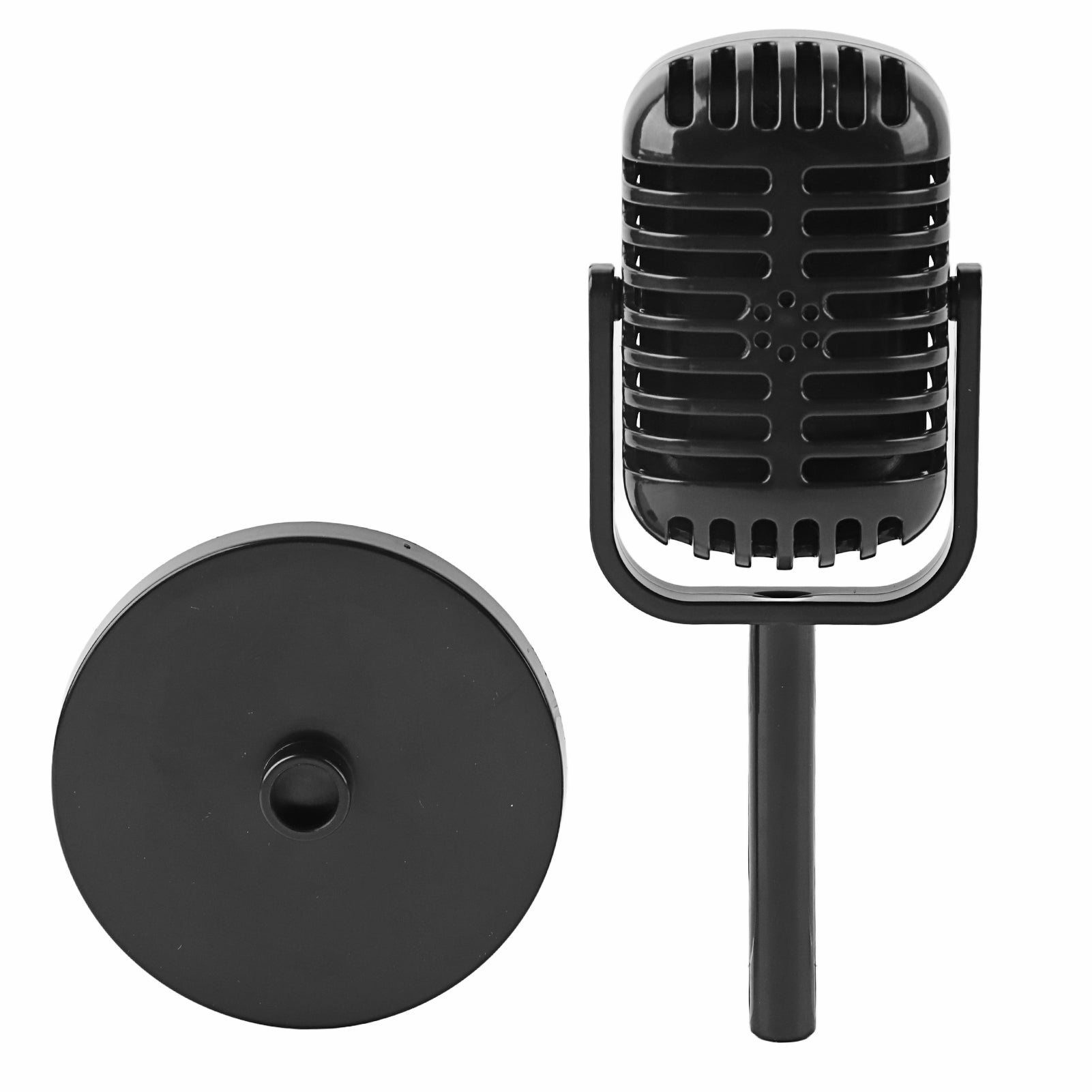 Microphone Vintage Décoratif En Résine - Trophée Rétro Pour Décoration De Fête, Bureau Ou Scène