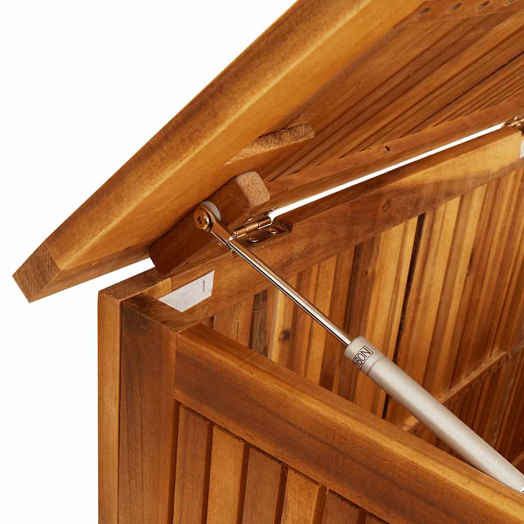 Boîte de rangement de jardin 200x50x58 cm Bois d acacia solide - 8