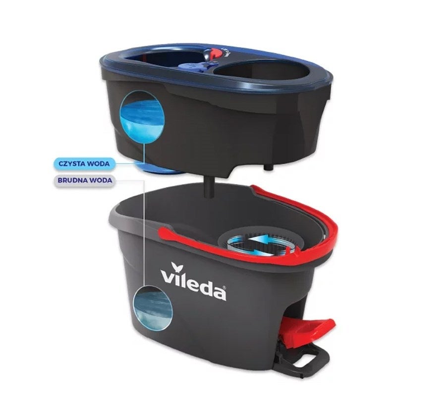 Système SpinMop H2PrO à double réservoir de 6 L – Vileda H2PrO SpinMop H2Pro - 4