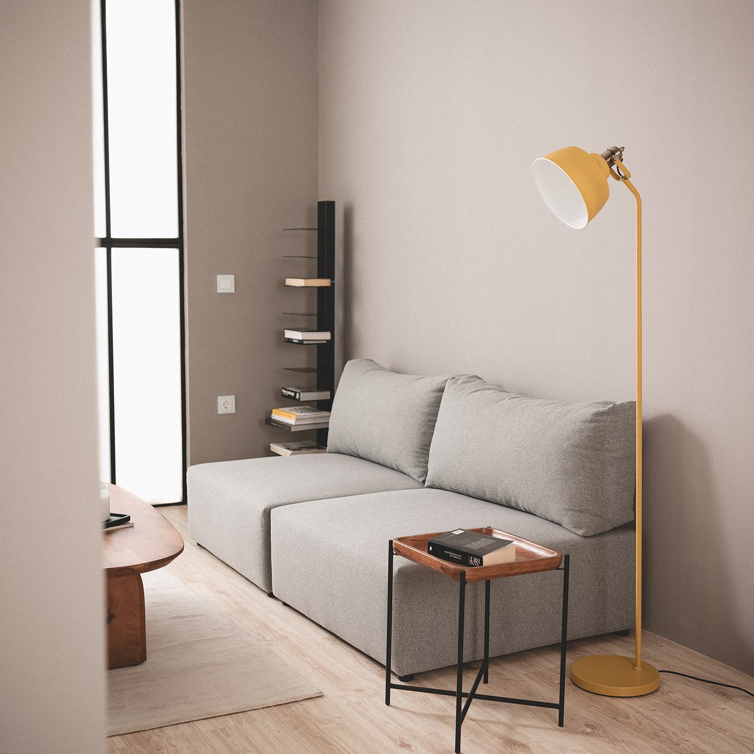 Lampadaire Métal Luise Jaune - 7