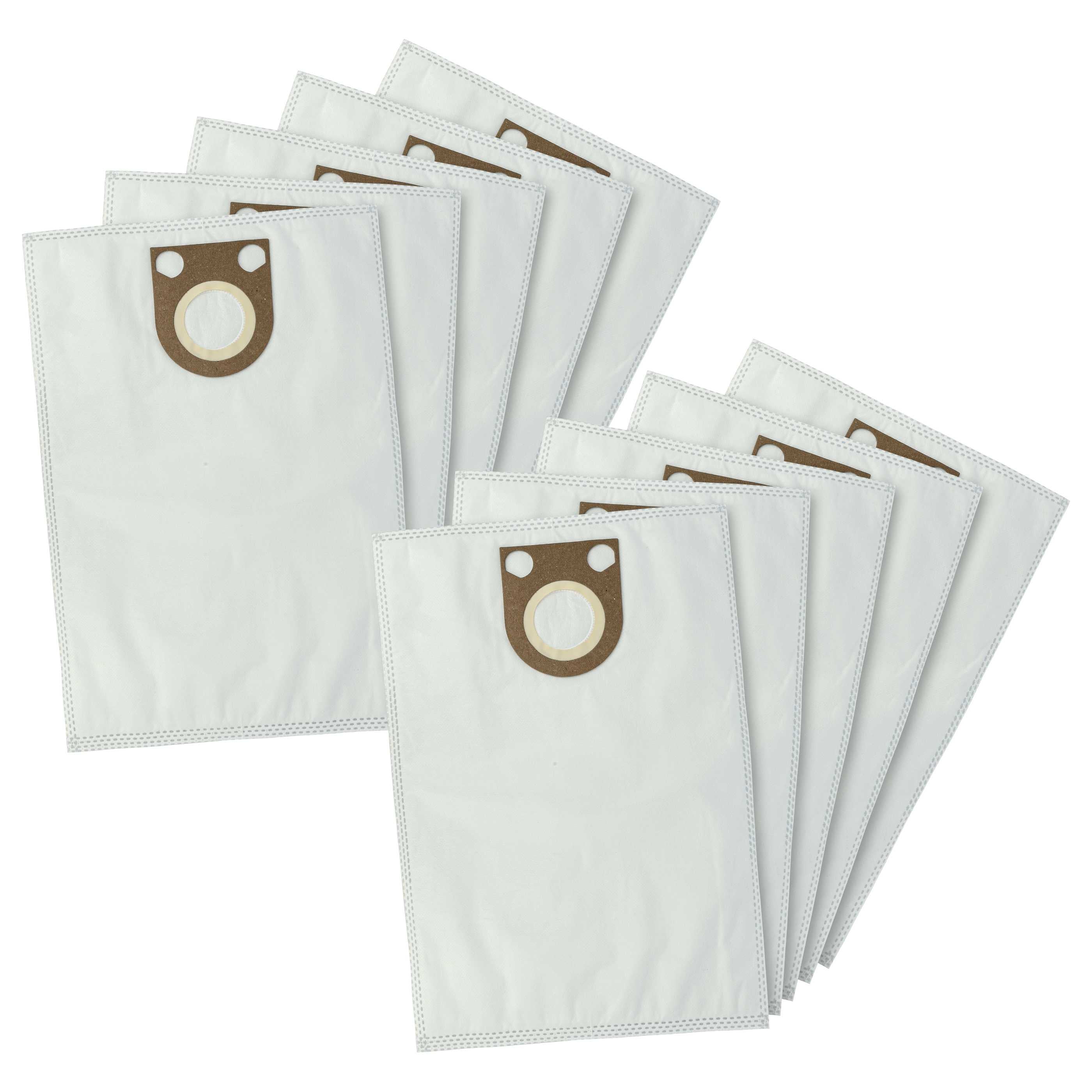 Vhbw Lot De 5 Sacs Microfibre Non-Tissé Pour Aspirateur Lux AP11, Intelligence, S115 – 25x16 Cm – Filtration Haute Performance Anti-Allergie
