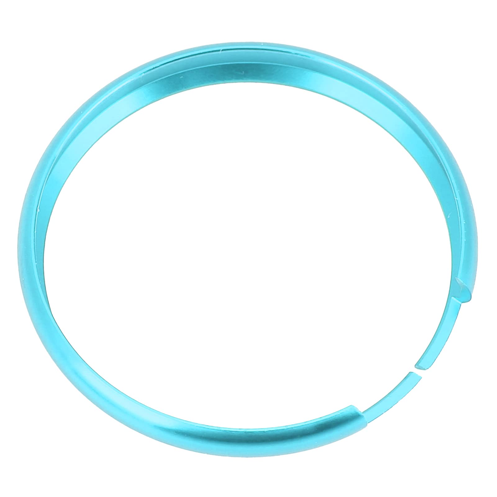 Anello di ricambio in lega di alluminio per portachiavi remoto MINI R55 R56 R57 R58 R59 R60 (azzurro cielo) - 6