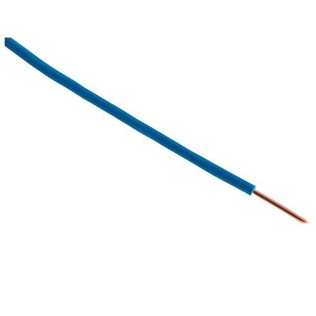 Cavo di alimentazione elettrica H07V-U 1,5mm² blu - 10m - Zenitech