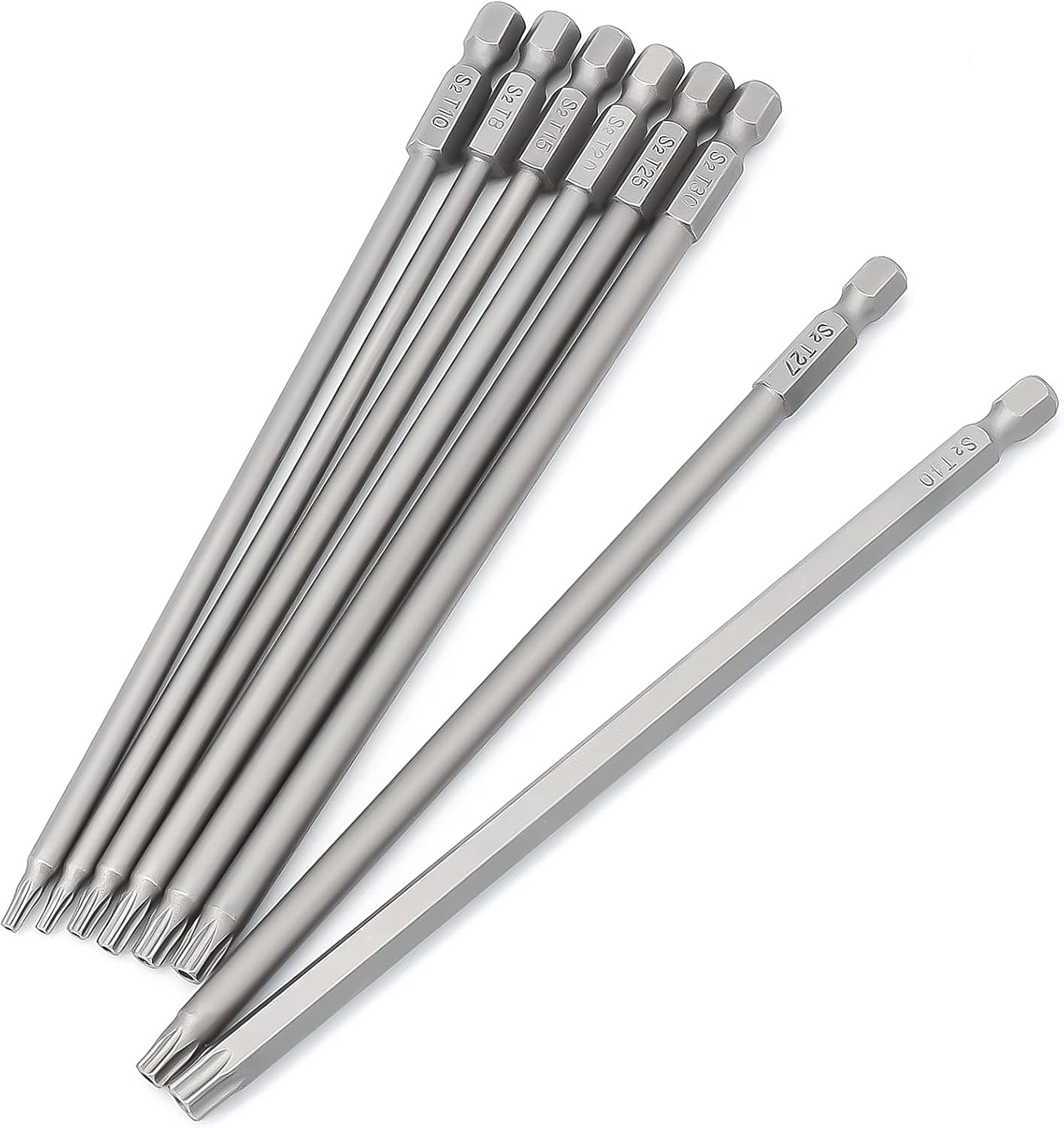 Set di 11 punte per cacciavite Torx lunghe - Punte magnetiche - Attacco Set di 11 punte per cacciavite Torx lunghe - Punte magnetiche - Attacco
