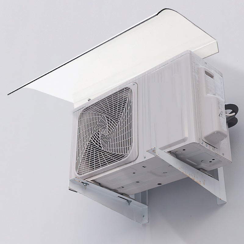 Cobertura de Porta Marquise para Porta Proteção Externa Contra Chuva e Intempéries 40 x 80 cm Montagem na parede externa - 7