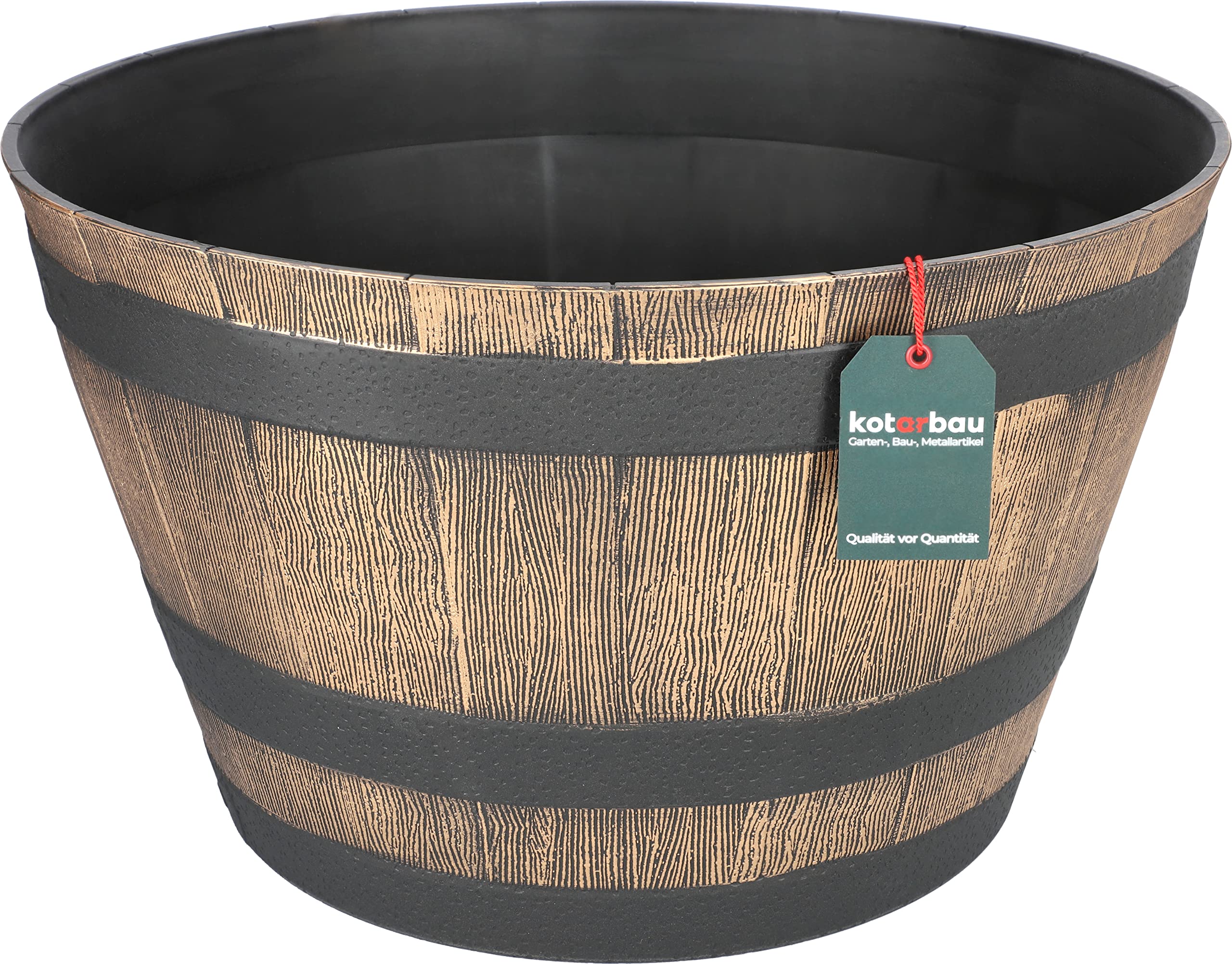 Donica doniczka balia beczka cebrzyk osłona ozdoba na kwiat rośliny fi 51cm - KOTARBAU