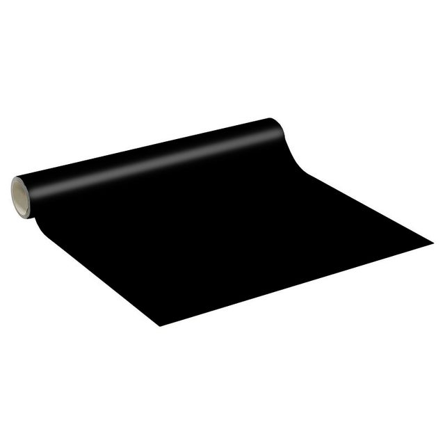 Rolo de Vinil Adesivo Decorativo por Metro - Adesivo Lavável e Impermeável para Paredes, Cozinhas e Móveis - 60cmx3m - Preto