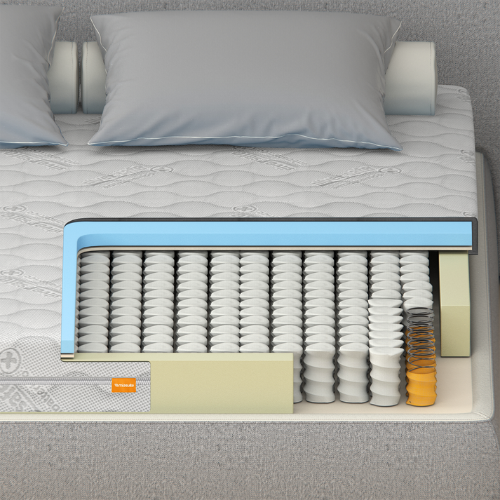 Matelas 100x200 en waterfoam épaisseur 18 cm, déhoussable | Sim - 4