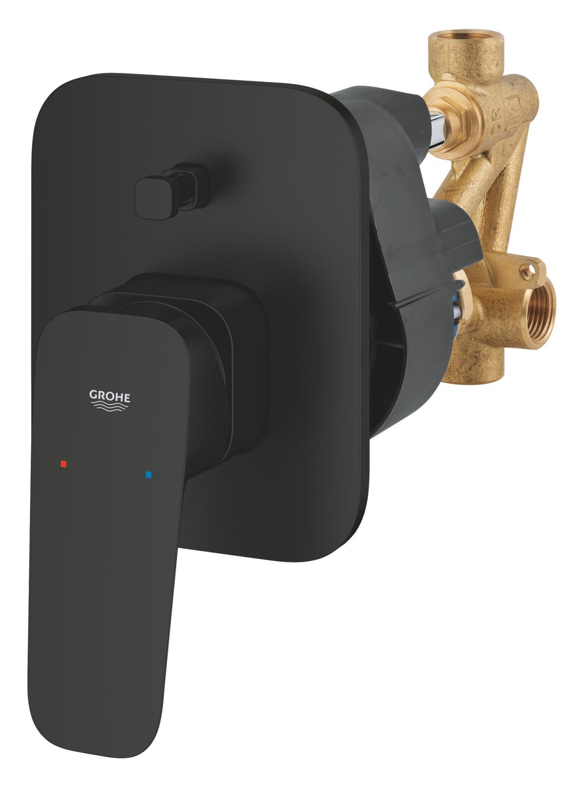 Unitate comanda Grohe 1017762430, Cubeo, tip incastrare incastrat, tip comanda monocomanda, dimensiune racord 1/2, negru