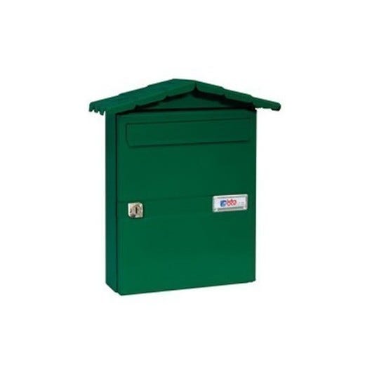 BTV BUZON EXTERIOR VERTICAL 345*240 VERDE CHALET Leroy Merlin