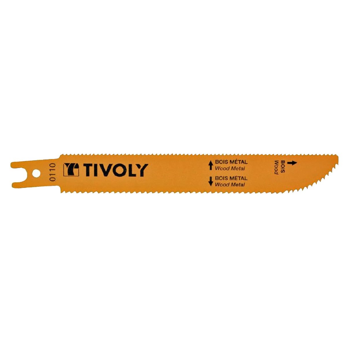 Lot De 2 Lames De Scie Sabre Tivoly Spécial Plastique - L150mm, Coupe 6-100mm, Denture Carbone Rapide
