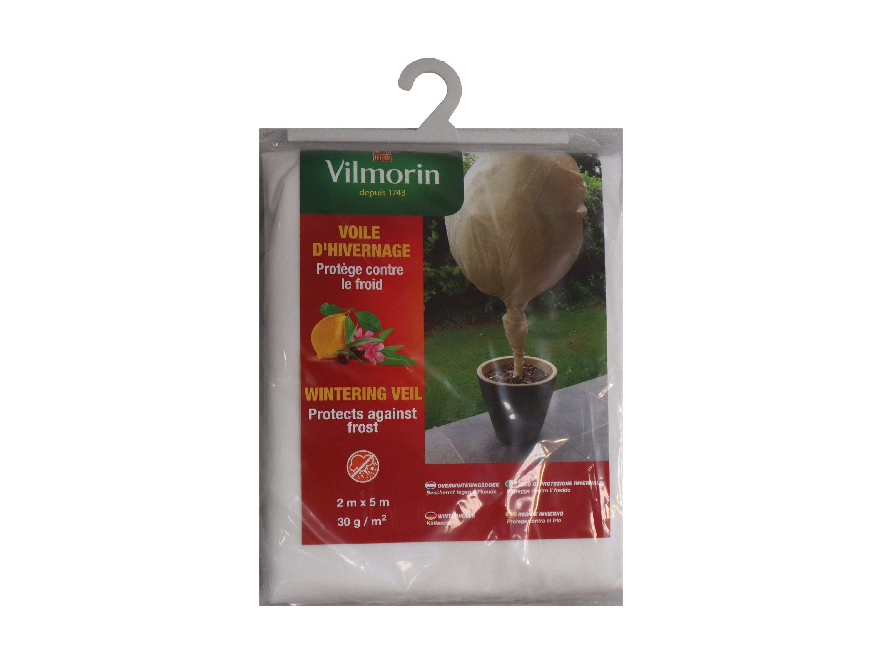 Rouleau voile d'hivernage pp 30 g-m² blanc 1m x 20m Vilmorin Rouleau voile d'hivernage pp 30 g-m² blanc 1m x 20m Vilmorin