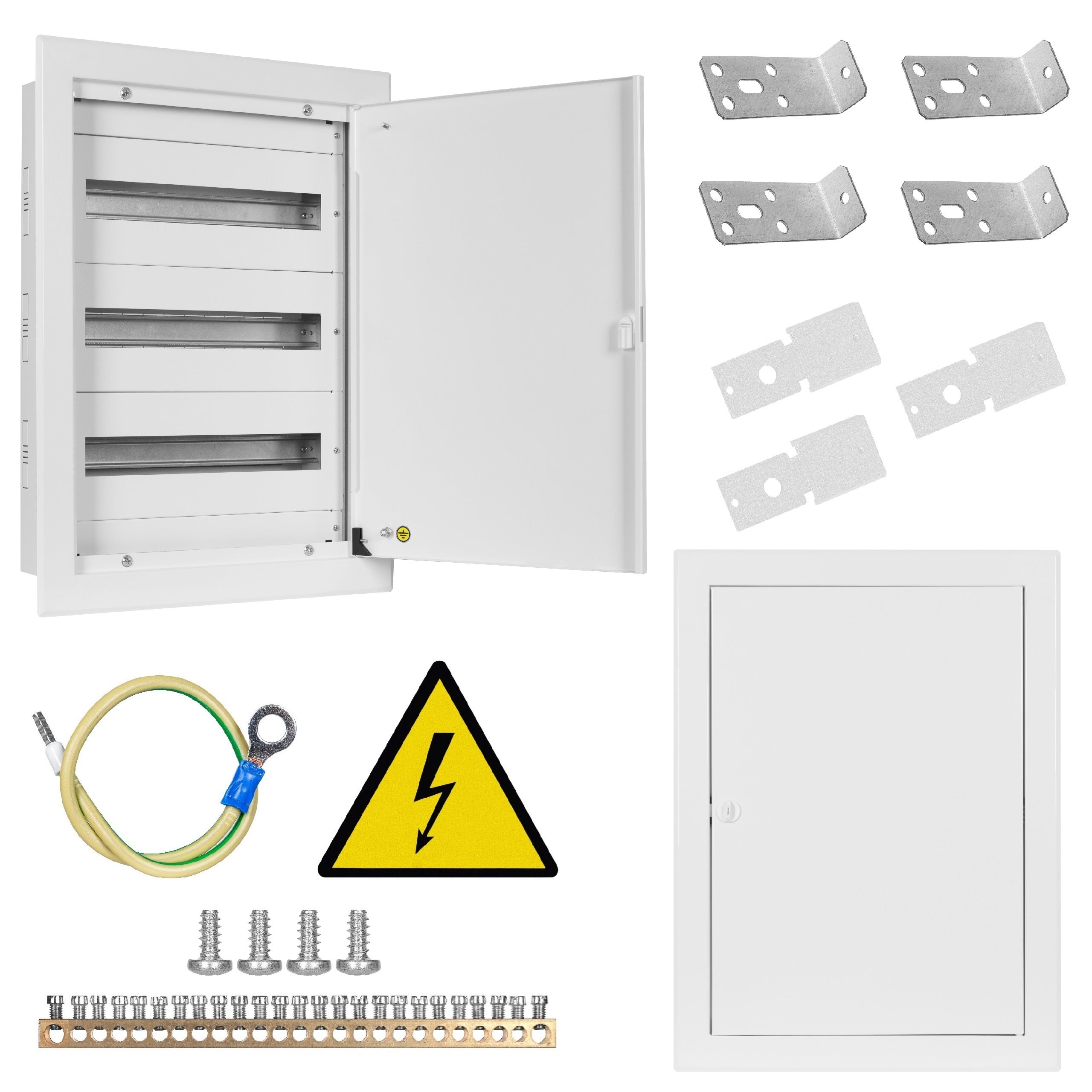 Rozdzielnica Podtynkowa Skrzynka Elektryczna Obudowa 3x18 Mod 585x415x130mm
