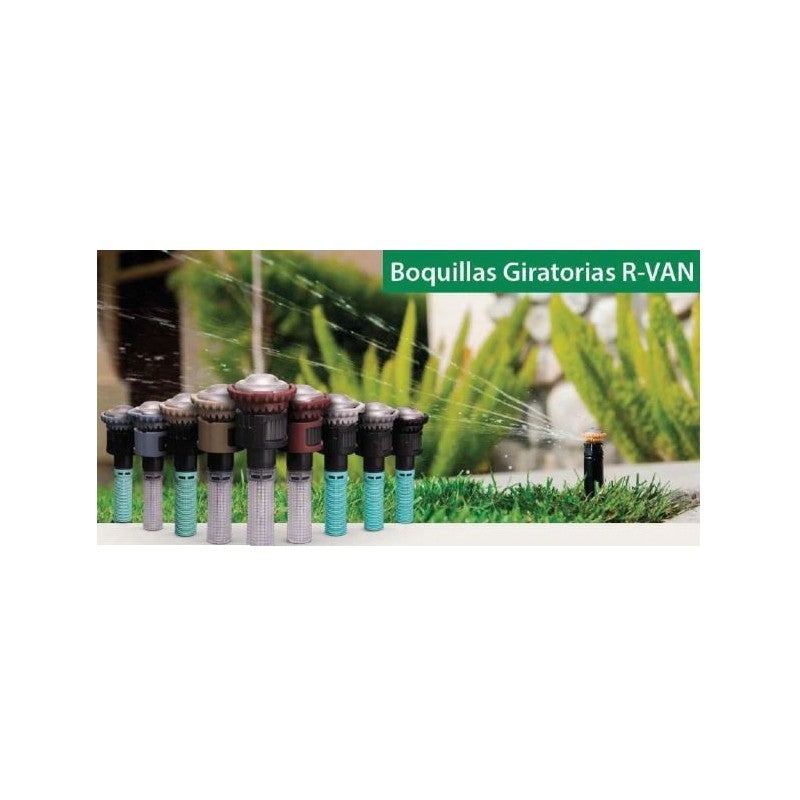 Rain Bird R-VAN24 – Ugello Girevole Per Irrigazione | Raggio 5,2-7,3 M | Arco Regolabile 45°-270° (Pack Da 10)